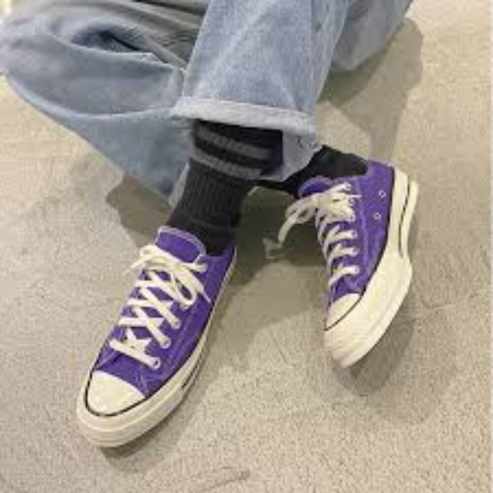 Converse Chuck Taylor 70 Purple Candy Grape Canvas Unisex Sneakers M6 W8